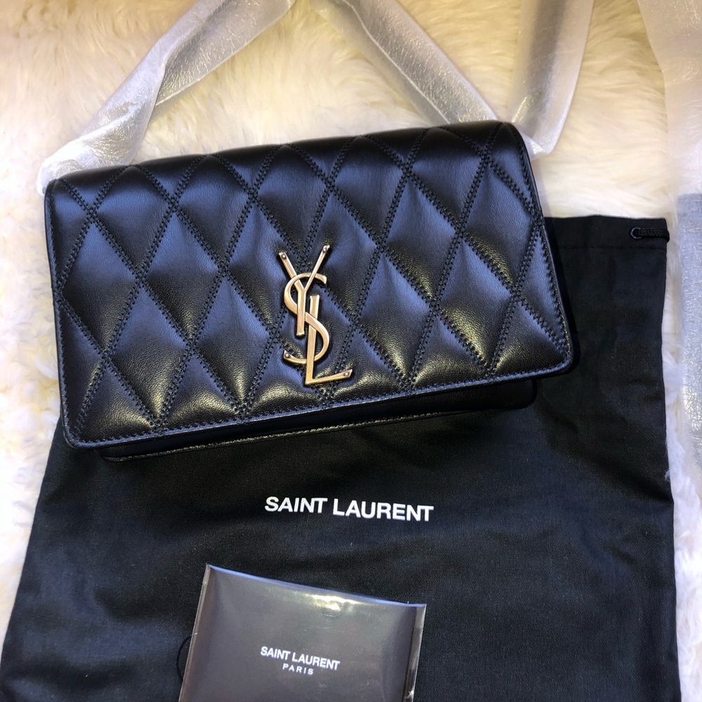 【sold】New authentic Saint Laurent Angie quilted - Picture 2 of 8